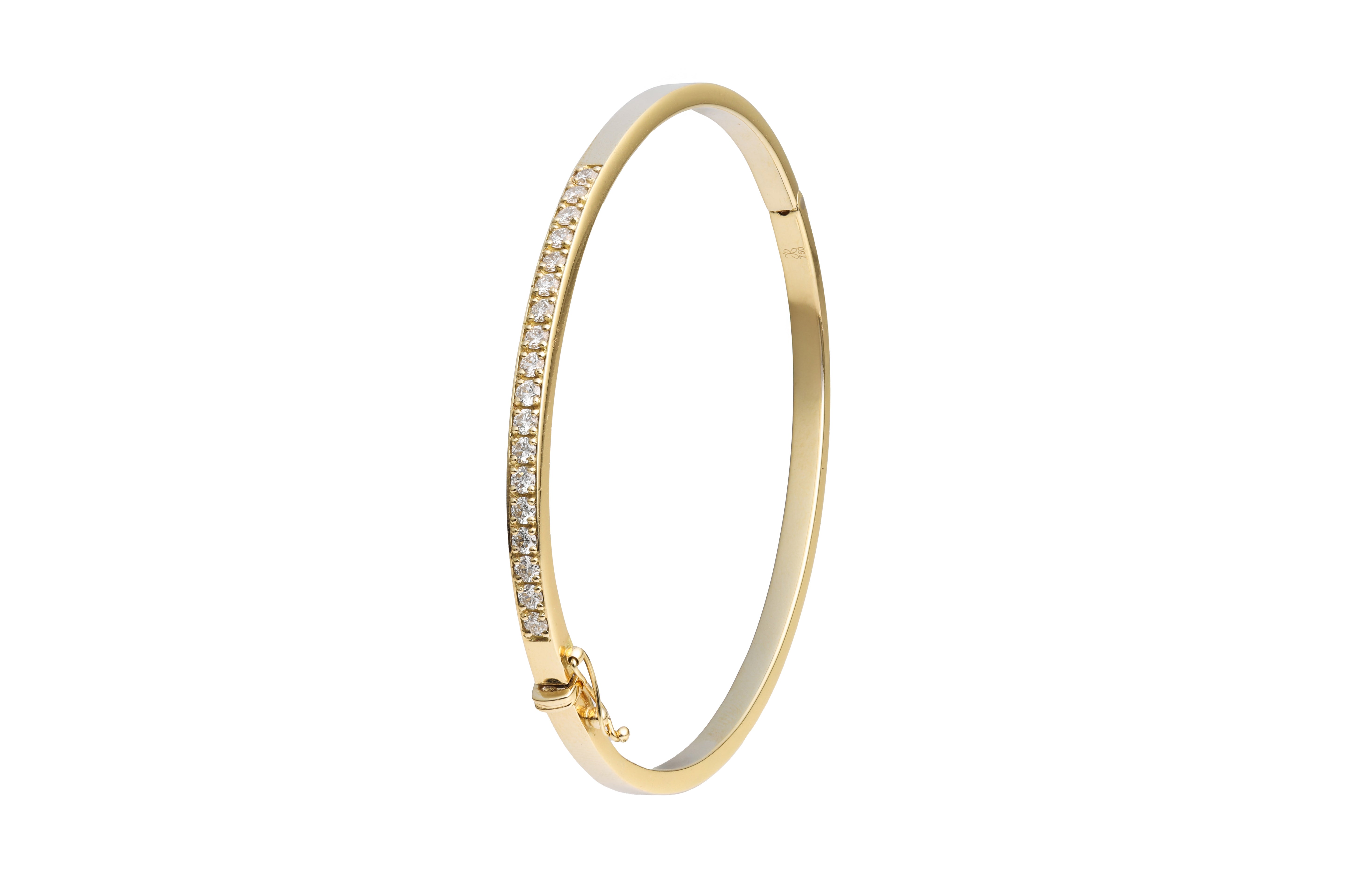 Yellow Gold Diamond Bracelet | 0.6 carats, 16.58g