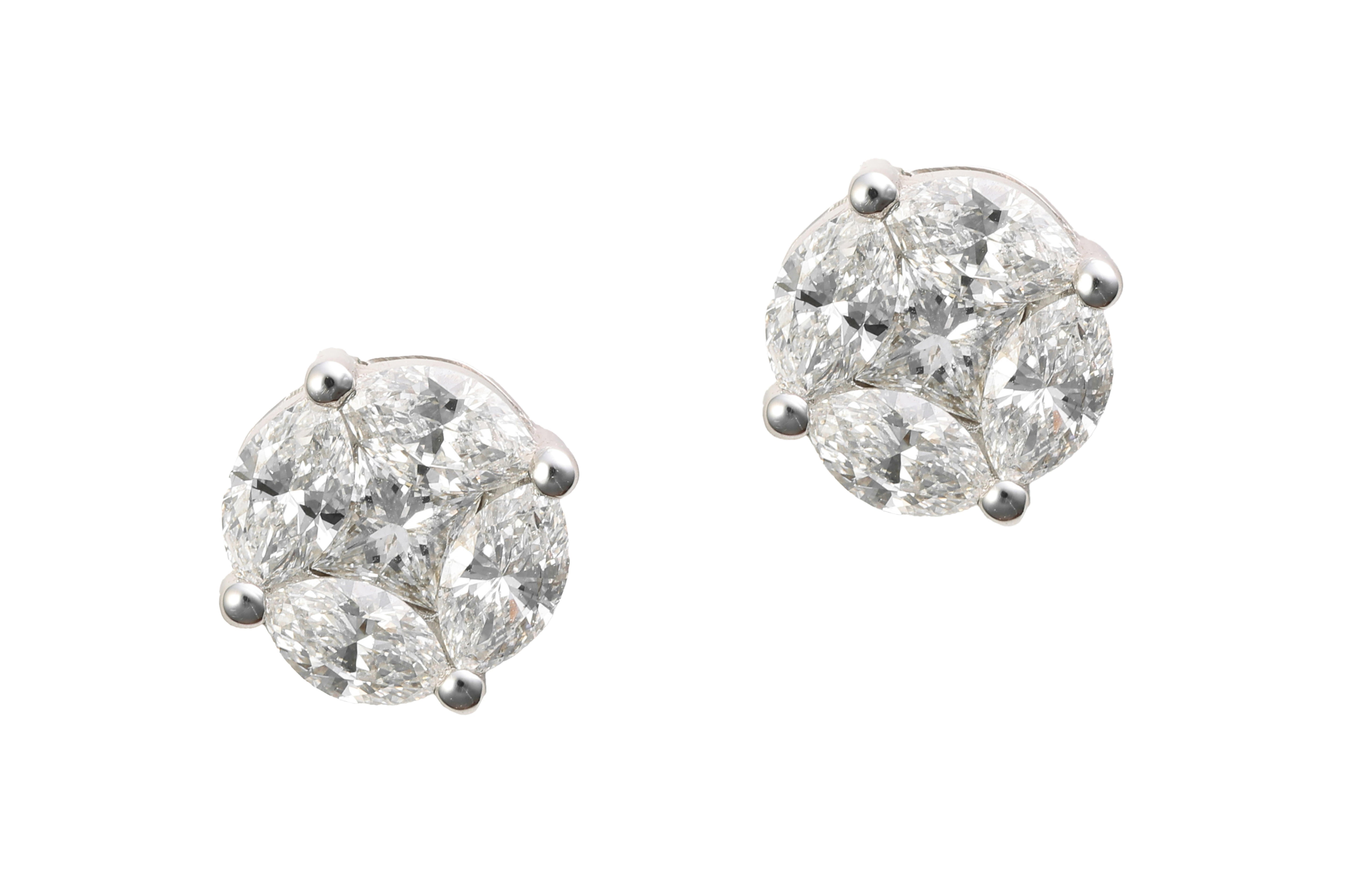 Diamond Earrings | 2.01ct, 3.62g