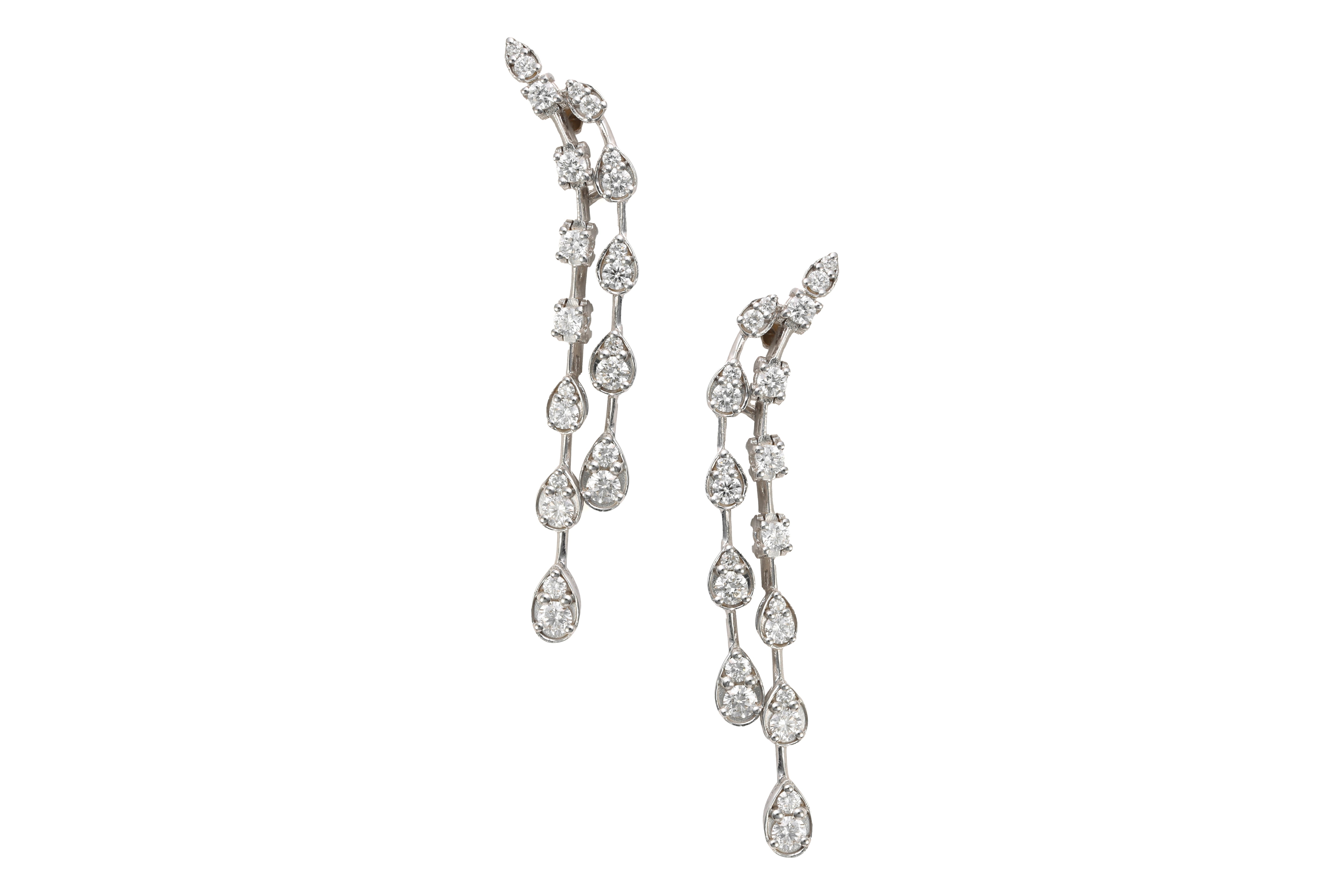 Illusion Diamond Earrings | 1.51ct, 6.32g