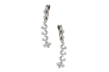 Illusion Diamond Earrings | 0.87ct, 6.3g