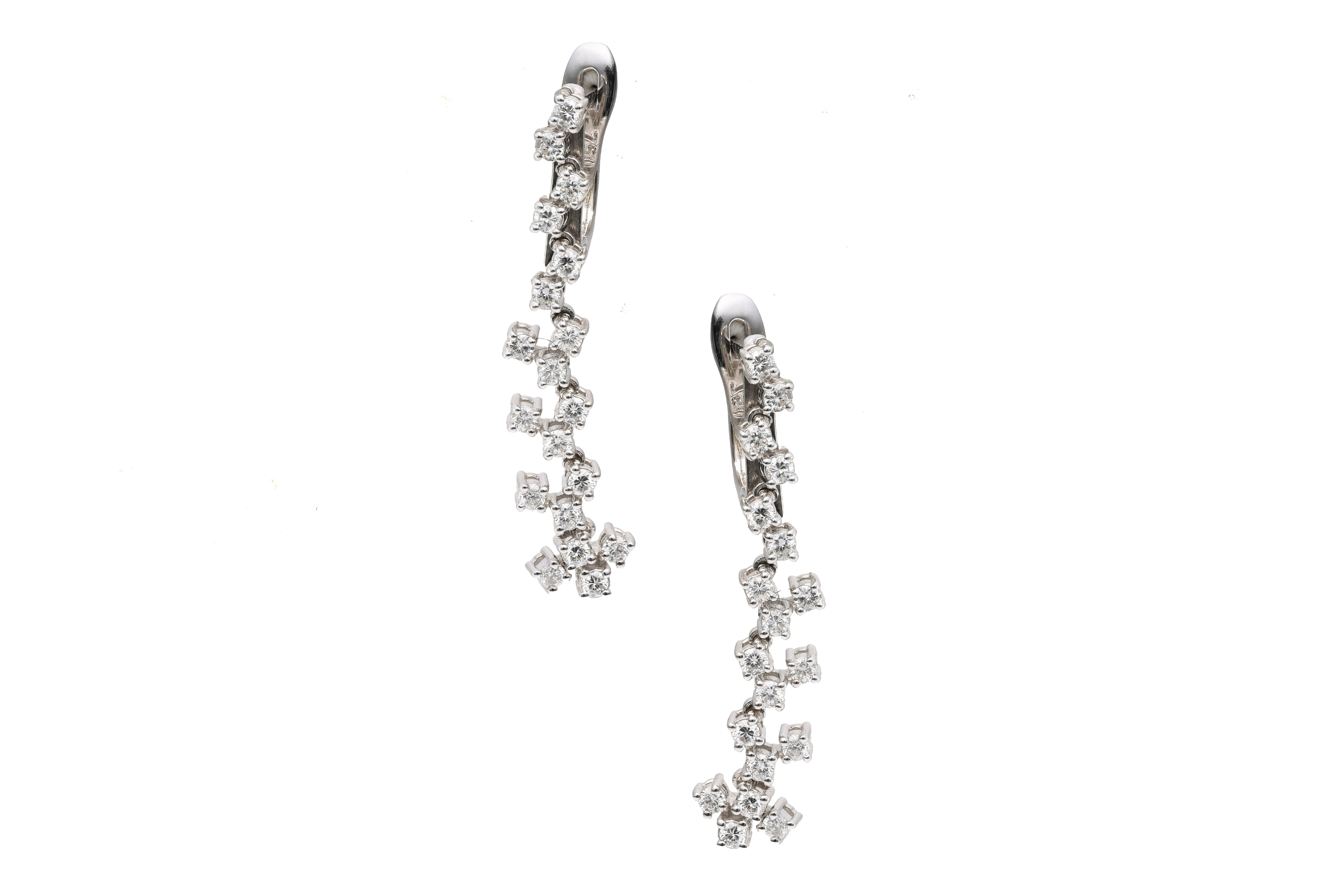 Illusion Diamond Earrings | 0.87ct, 6.3g