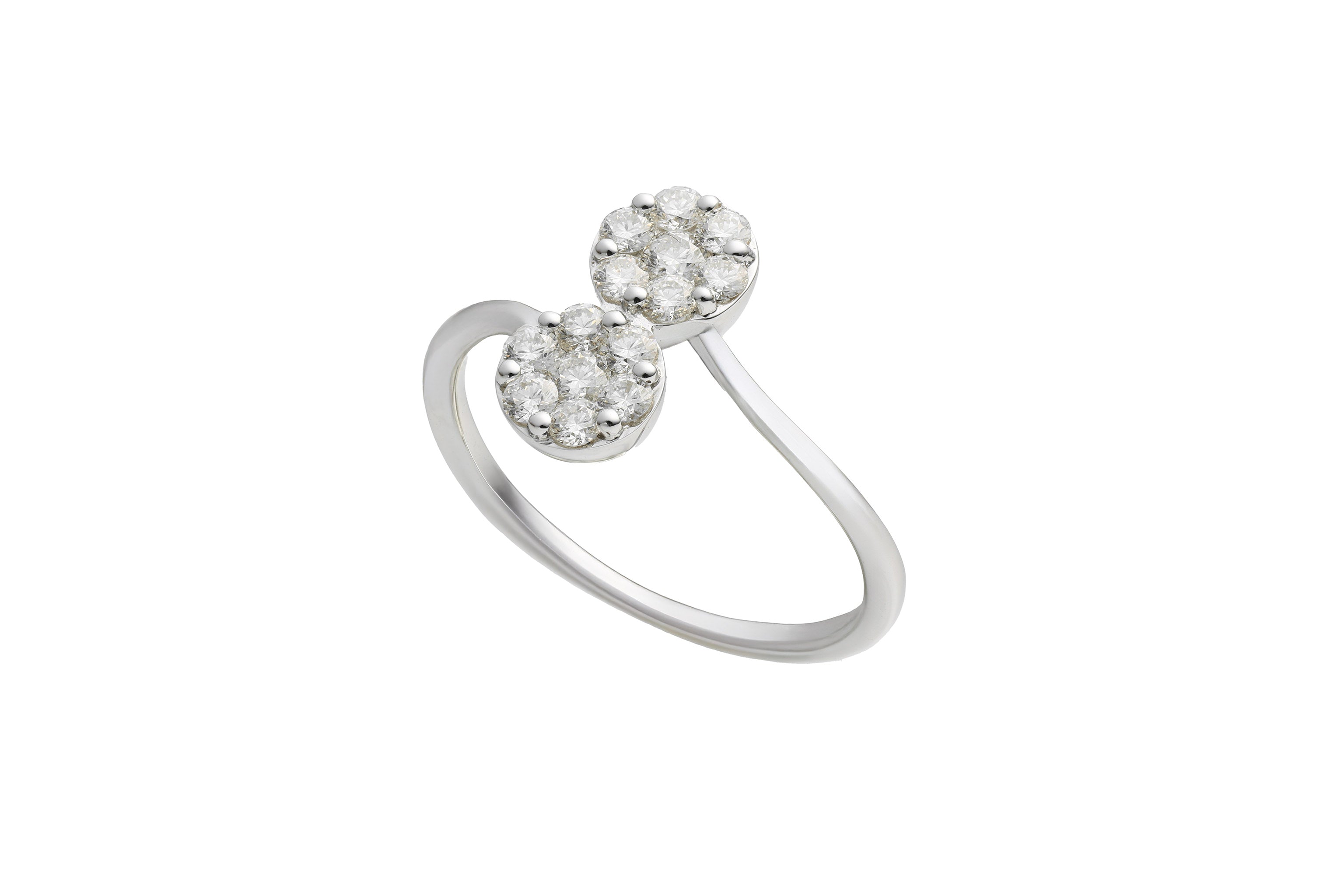 Illusion White Diamond Ring | 0.51 carats, 2.32g