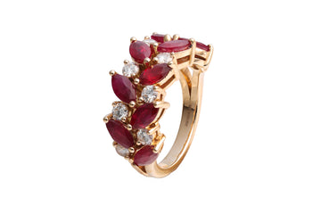 Ruby Leaves Ring | 4.03 carats, 8.4g
