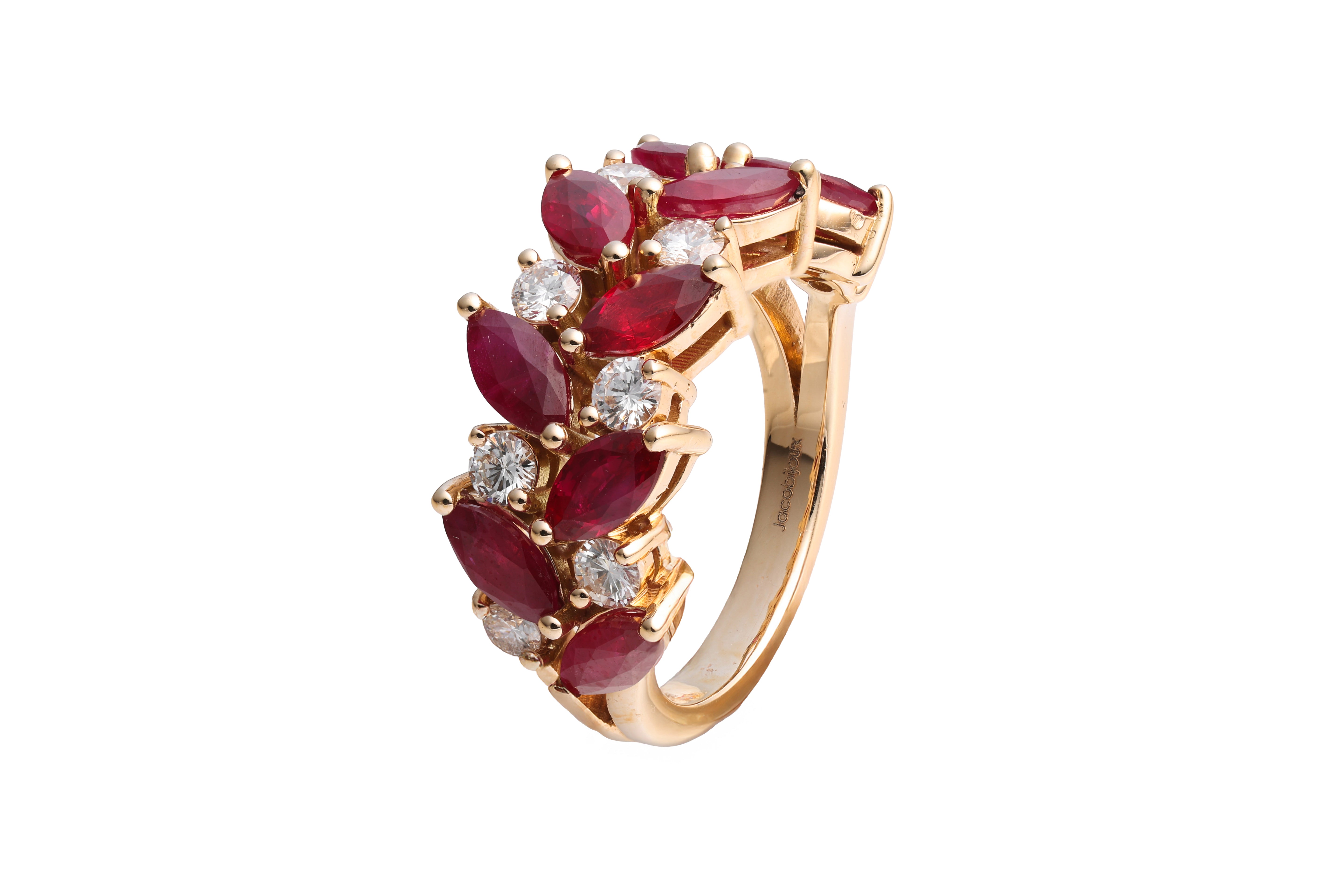 Ruby Leaves Ring | 4.03 carats, 8.4g