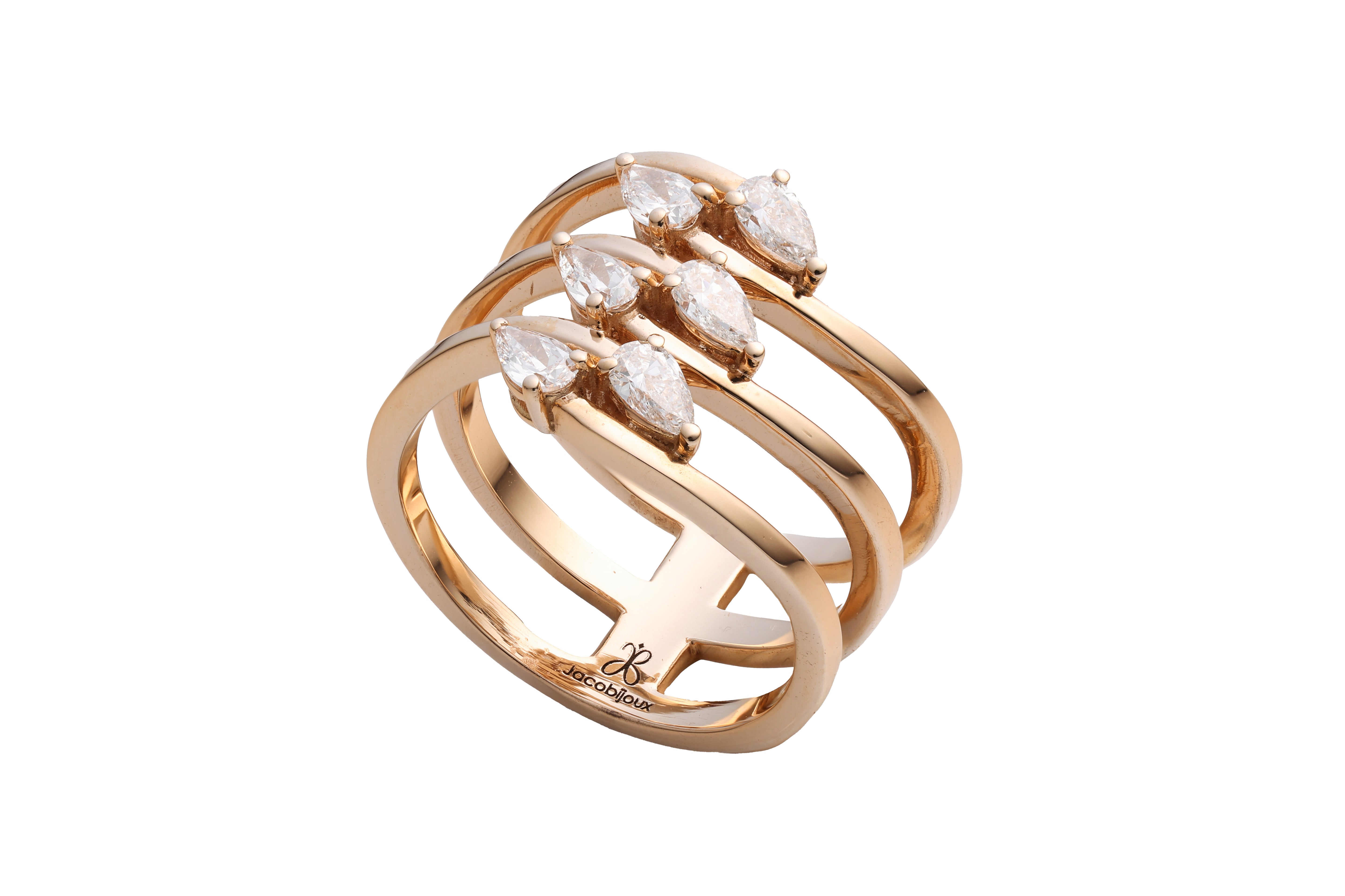 Pear Diamond Ring | 0.65 carats, 7.29g