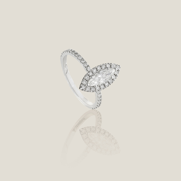 Marquise Diamond Solitaire | White Diamond 0.5 Carats, 3g