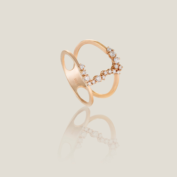 Diamond Ring | White Diamond 0.32 Carats, 3.23g