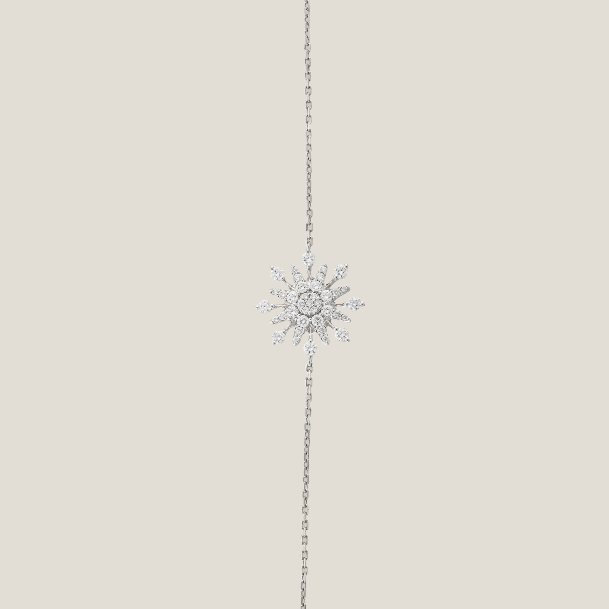 Snowflake Diamond Bracelet | White Diamond 0.525 Carats, 2.8g