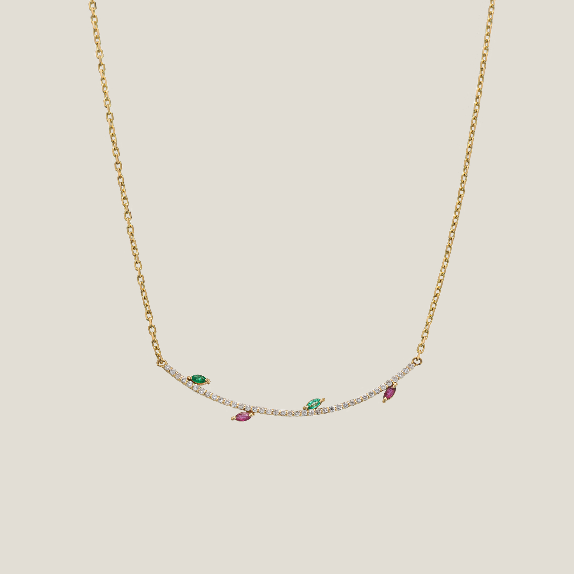 Stem Ruby & Emerald | 1.26 Carats, 2.81g