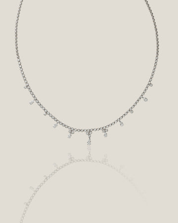 White Diamond Necklace | White diamond 1.91 carats, 18.63g