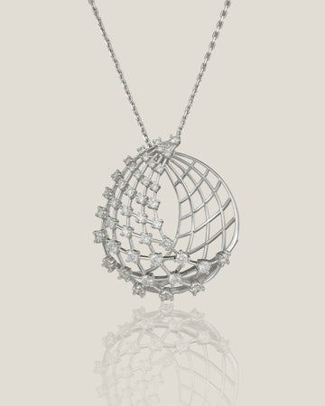 White Diamond Pendant | White Diamond 0.4 carats, 5.64g