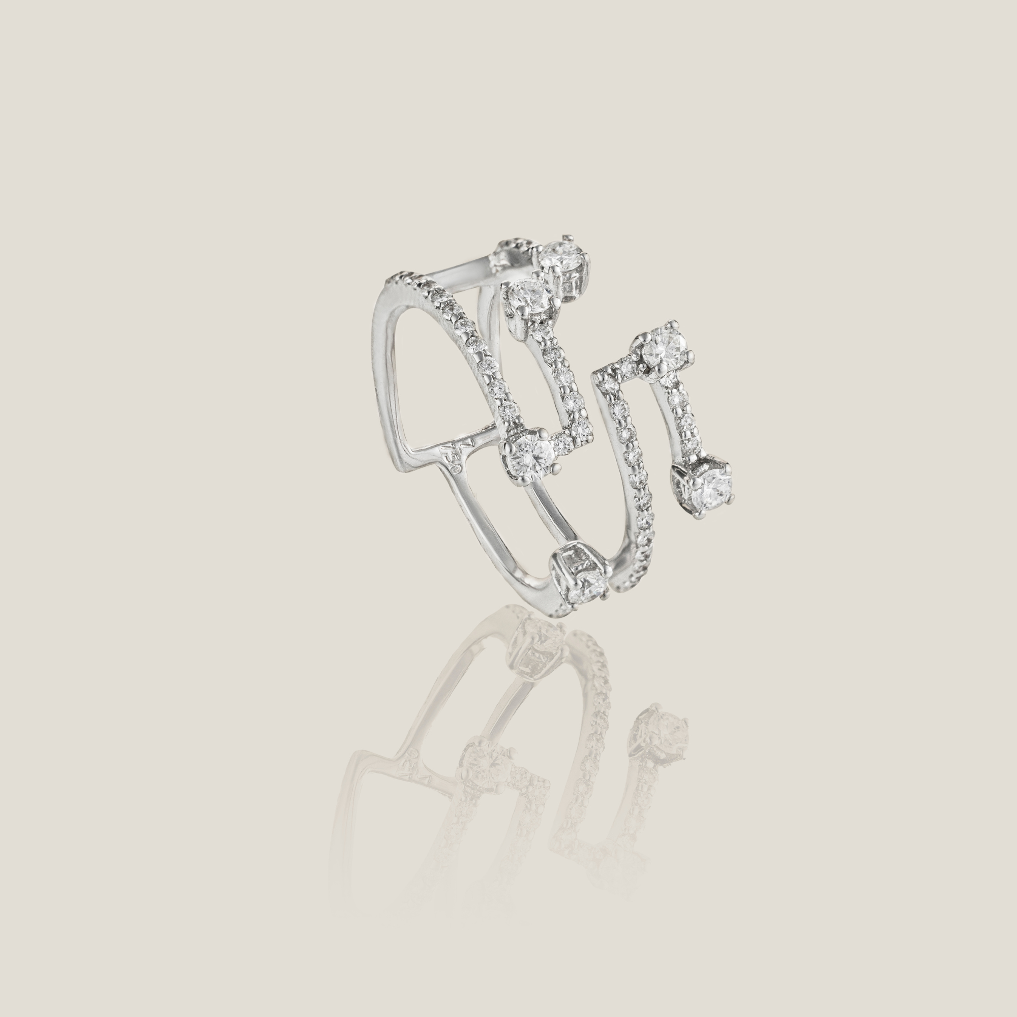 White Diamond Ring | White Diamond 0.63 carats, 3.46g