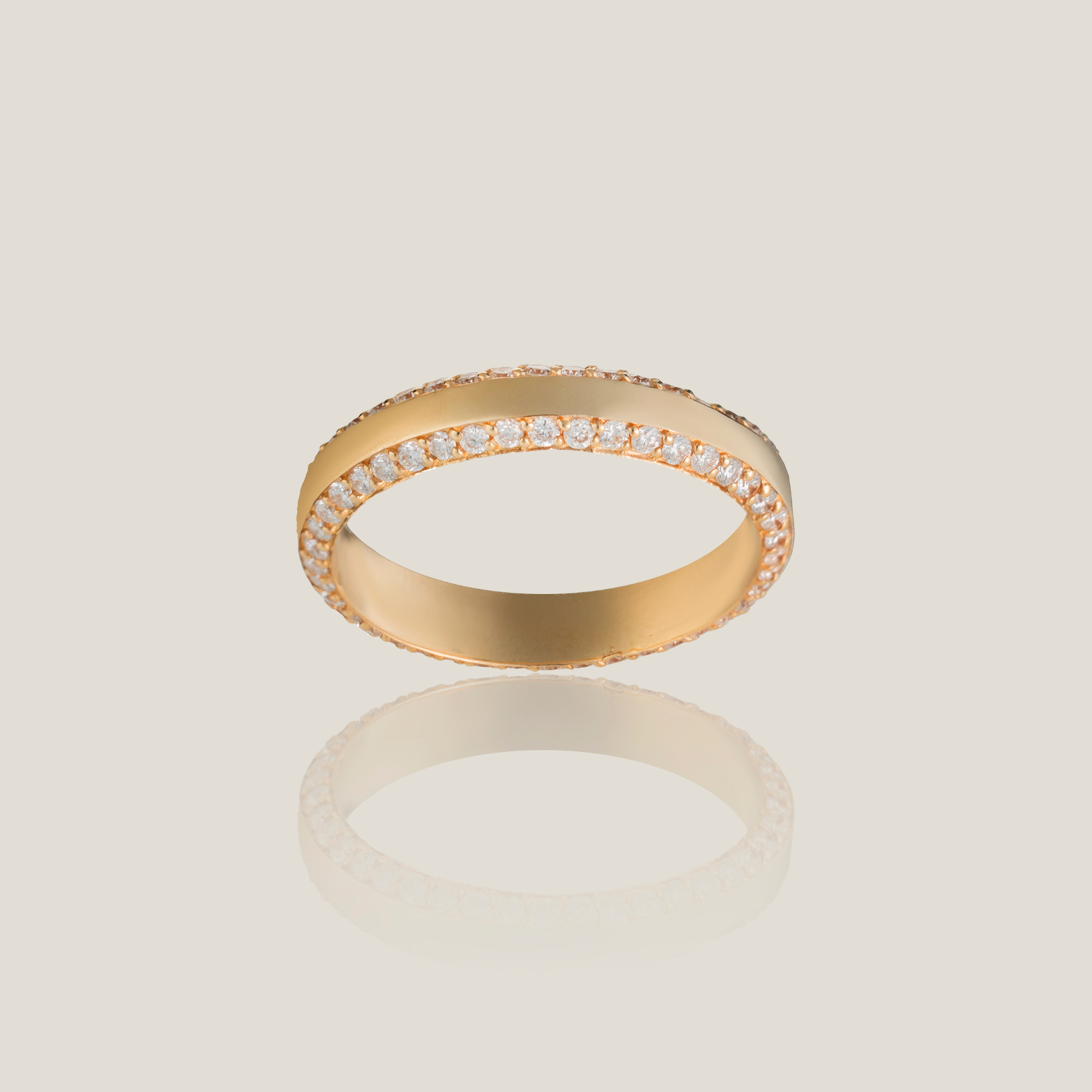 Diamond Wedding Band | White Diamond 0.62 carats, 2.66g