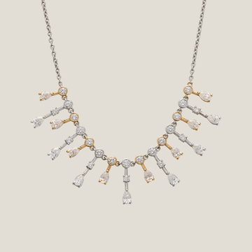 Diamond Pendant | White Diamond 0.857 Carats, Diamond 2.11 Carats, 7.39g