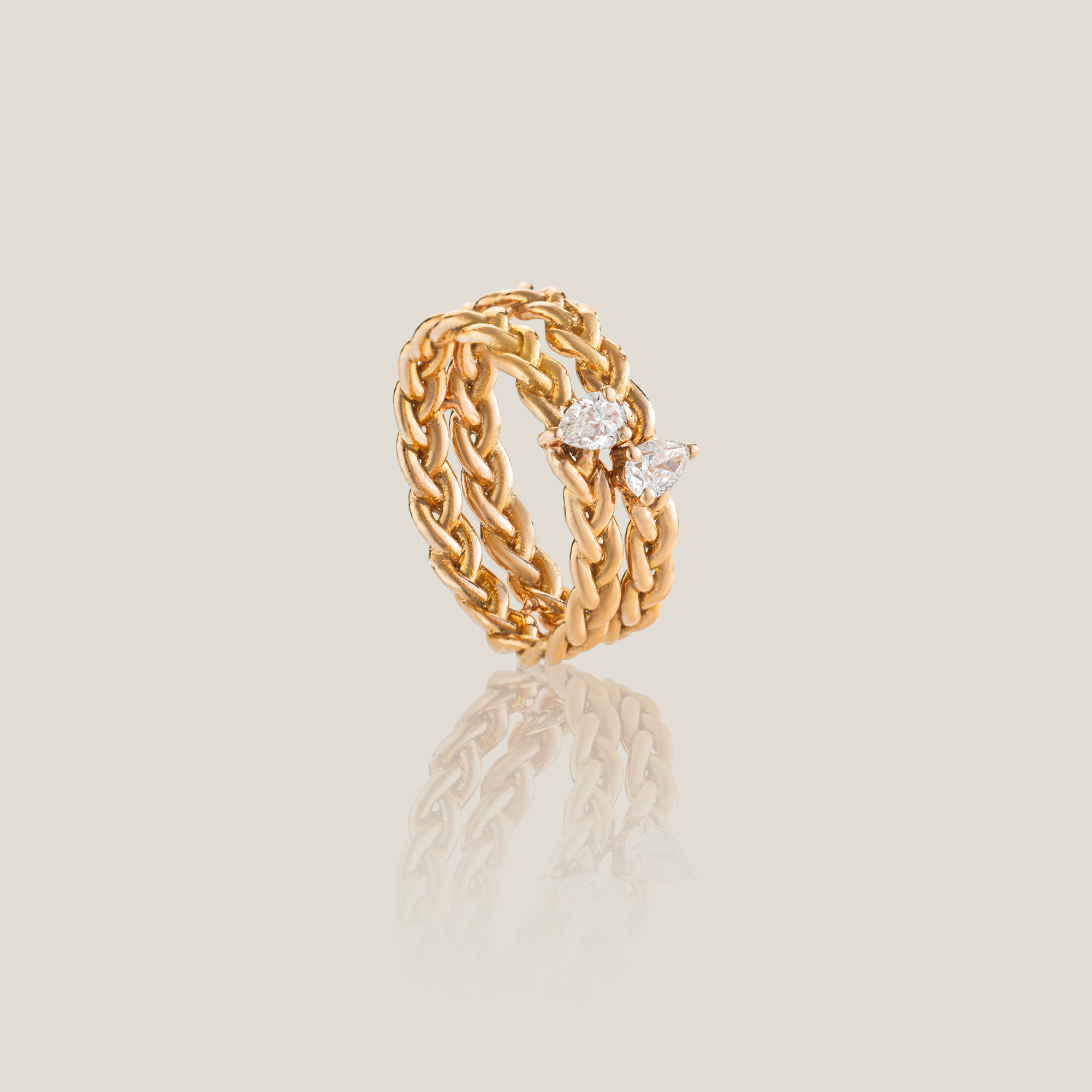Diamond Ring | White Diamond 0.28 Carats, 4.89g
