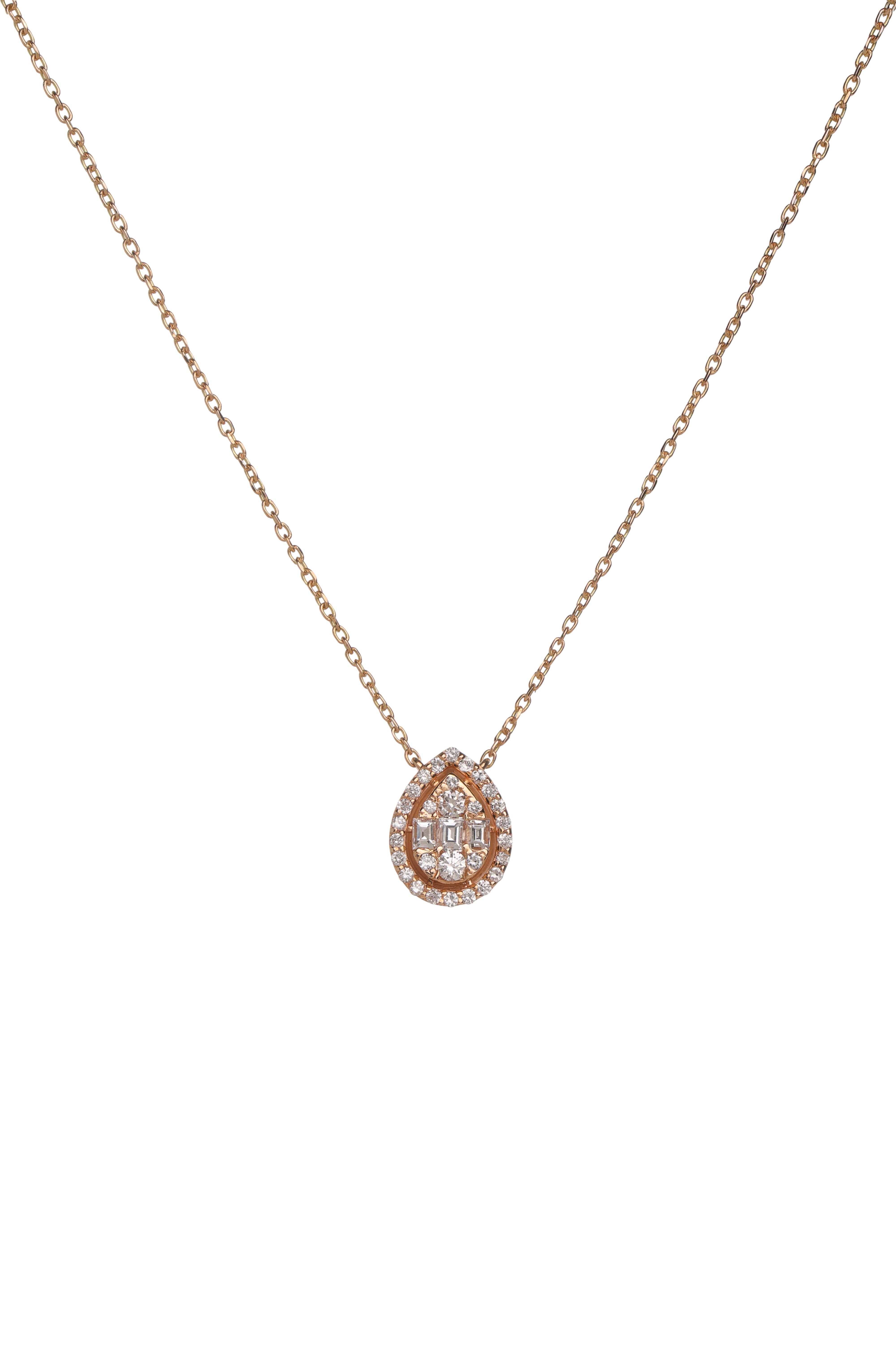 Diamond pendant | 0.42 carats, 3.02g
