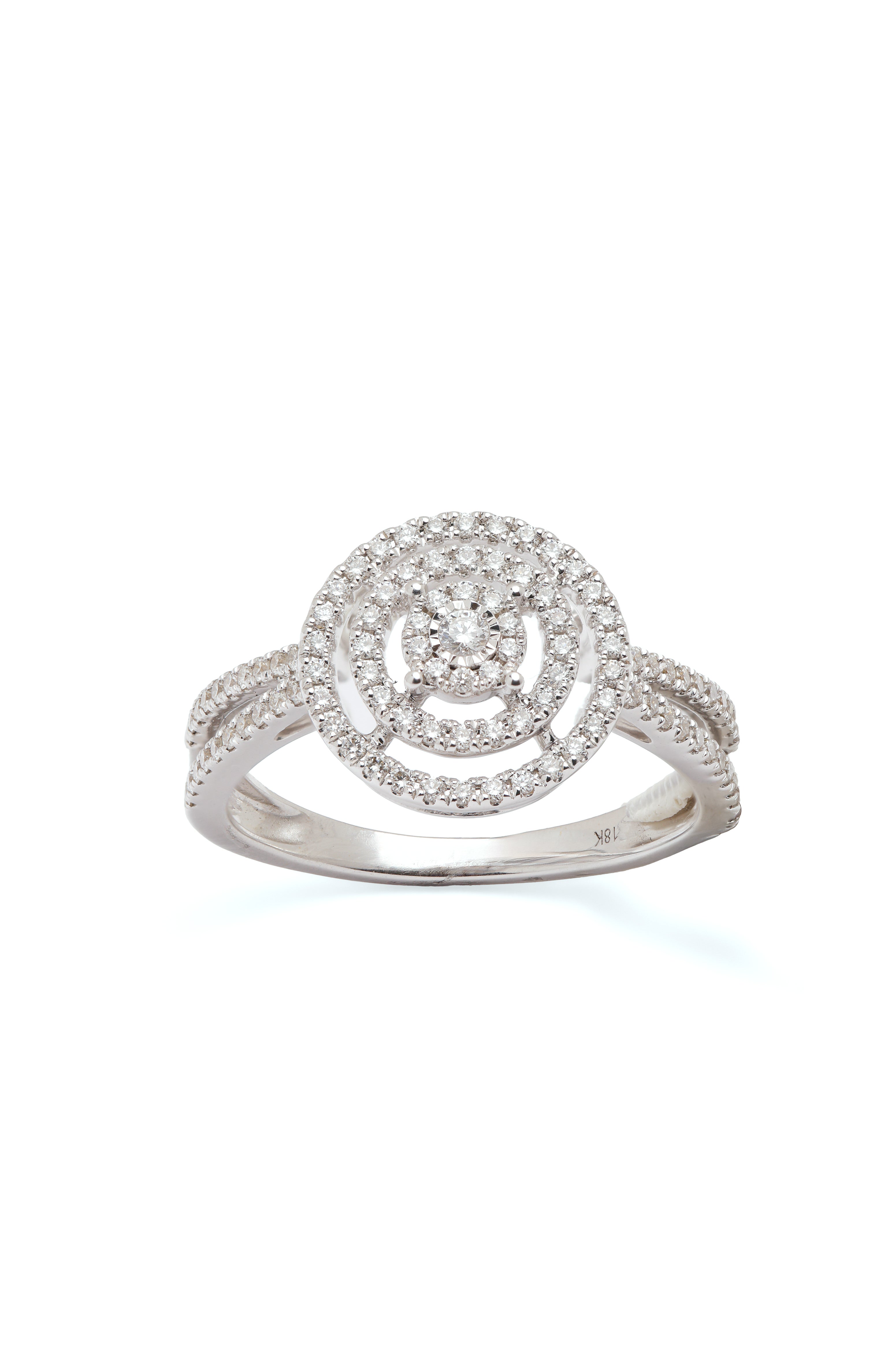 Elegant Illusion Diamond Ring | 0.37 carats, 3.5g