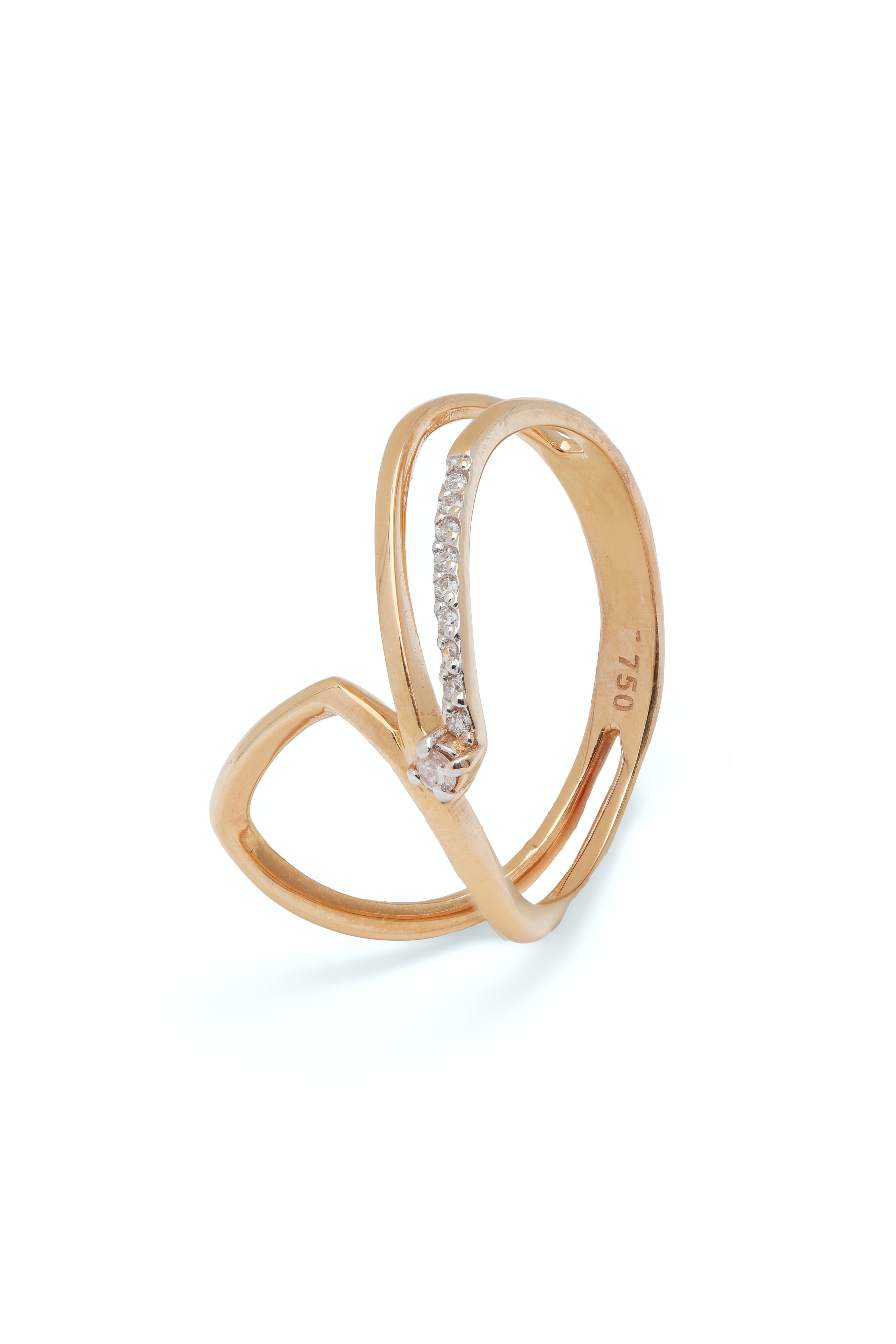White Diamond Ring | 0.07 carats, 2.53g