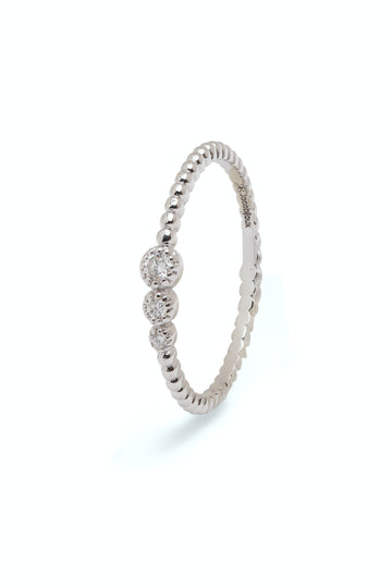 White Diamond Ring | 0.07 carats, 1.14g