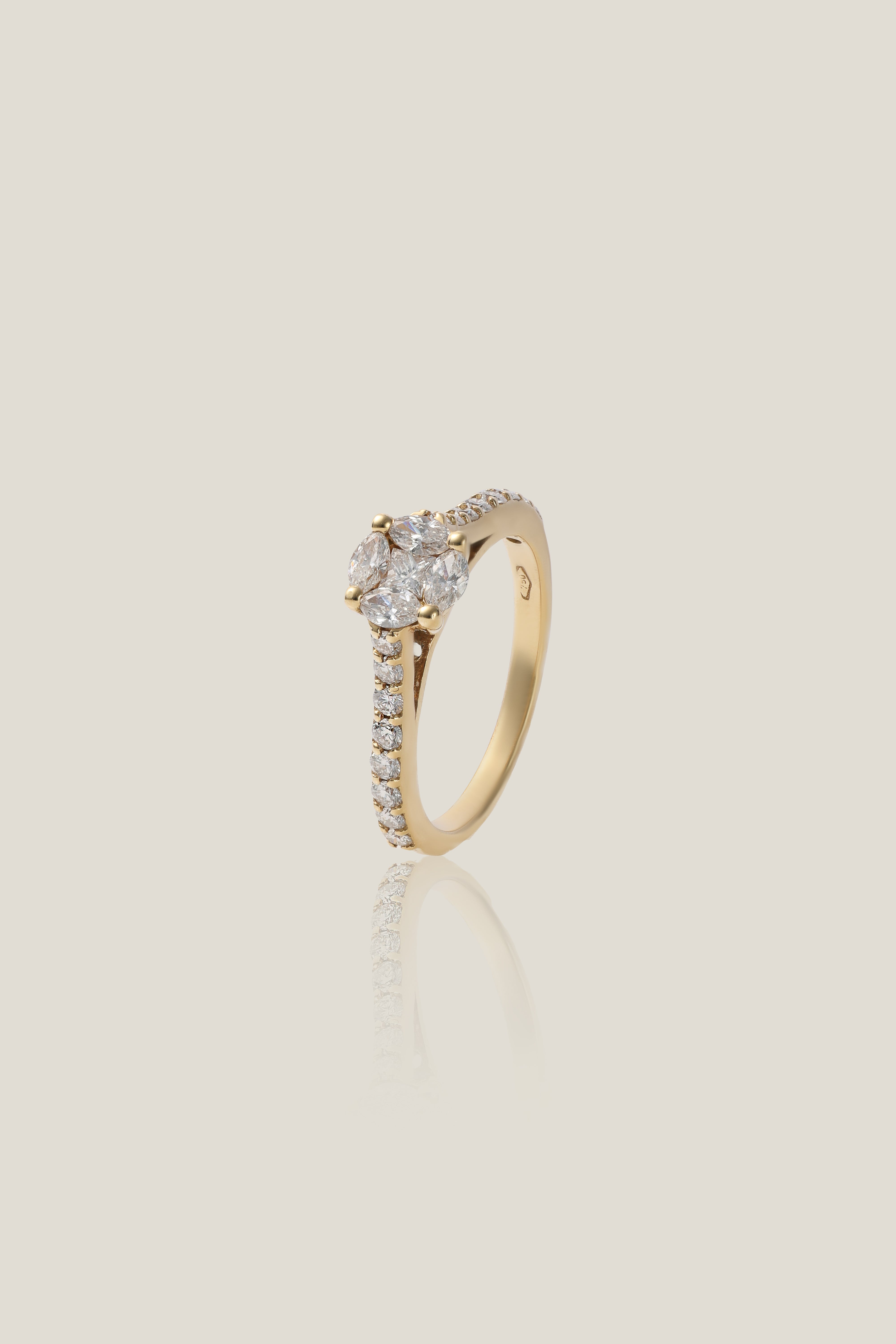 Round diamond solitaire ring | 0.78 carats, 3.15g