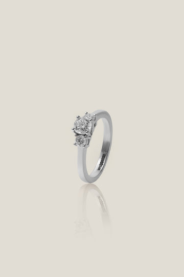 White Diamond Solitaire | White Diamond 0.5 Carats, Diamond 0.26 Carats, 4.19g