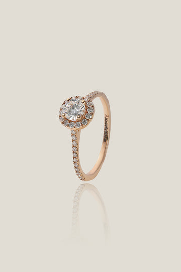 Certified Diamond Solitaire Ring | White Diamond 0.40 carats, 2.2g