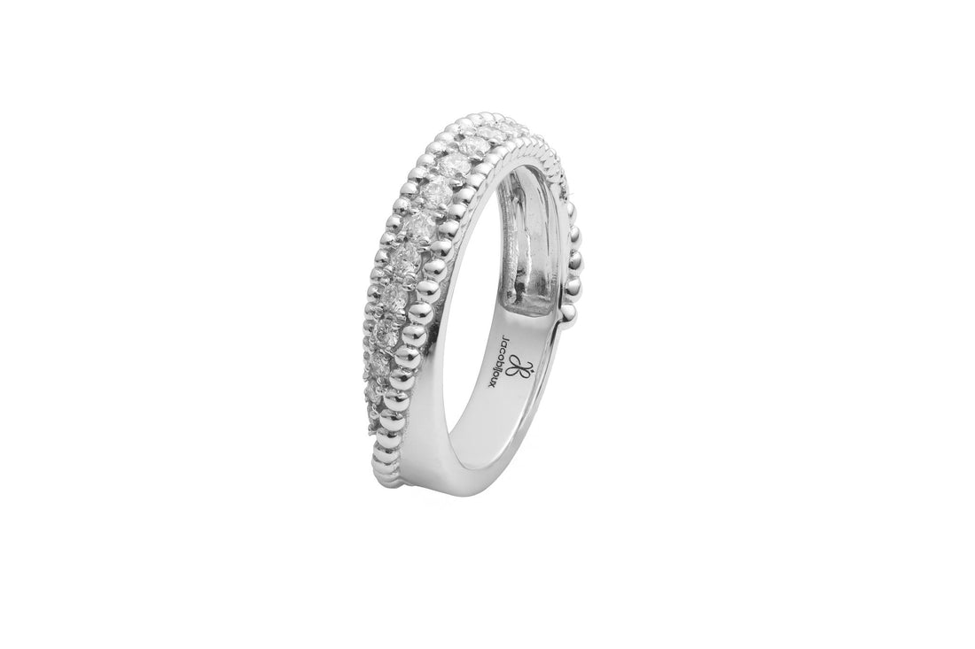 Round White Diamond Ring 0.21 carats DR397