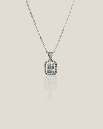 Diamond pendant | 0.10 carats, 3.43g