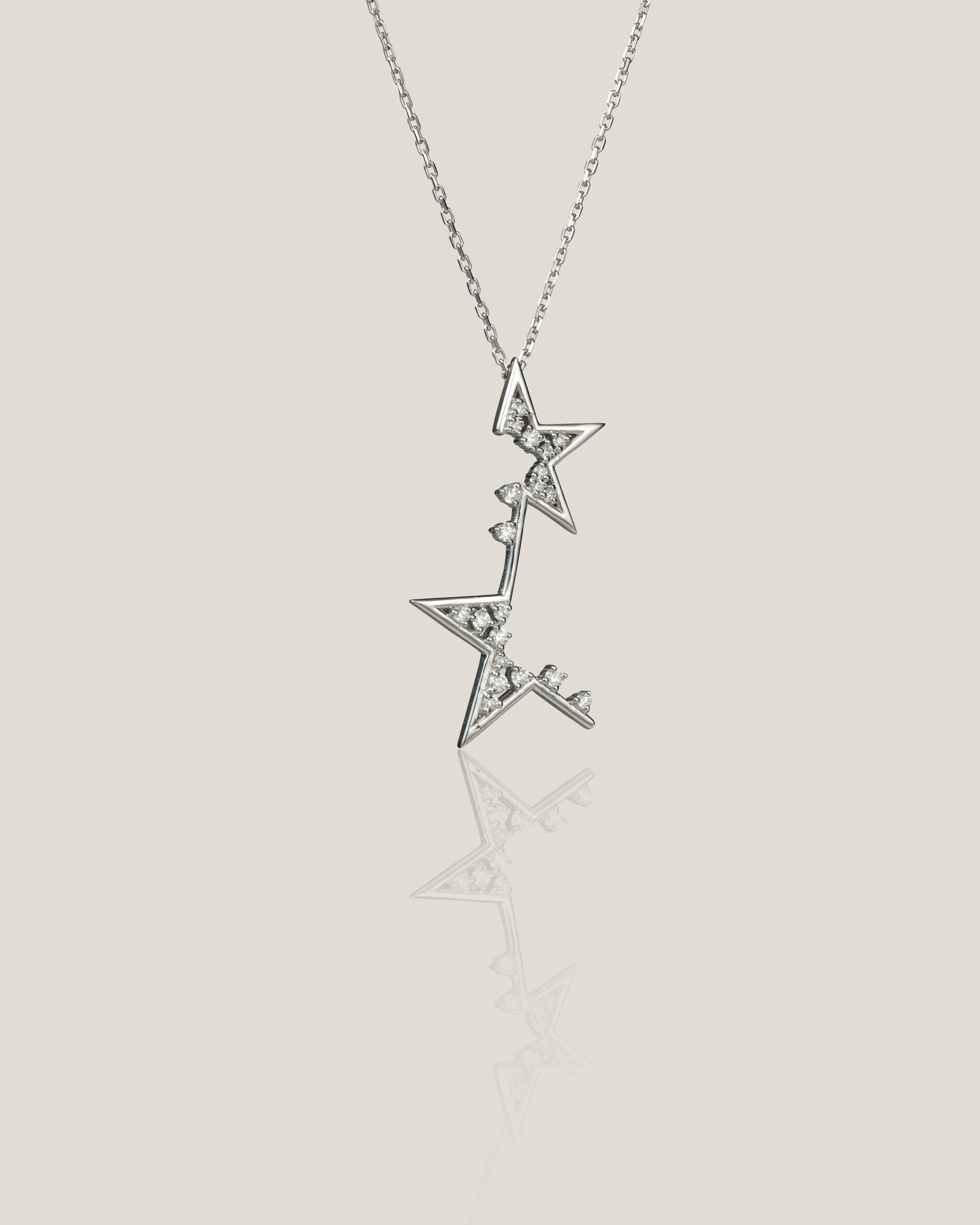 White Diamond Pendant | White Diamond 0.16 carats, 3.68g